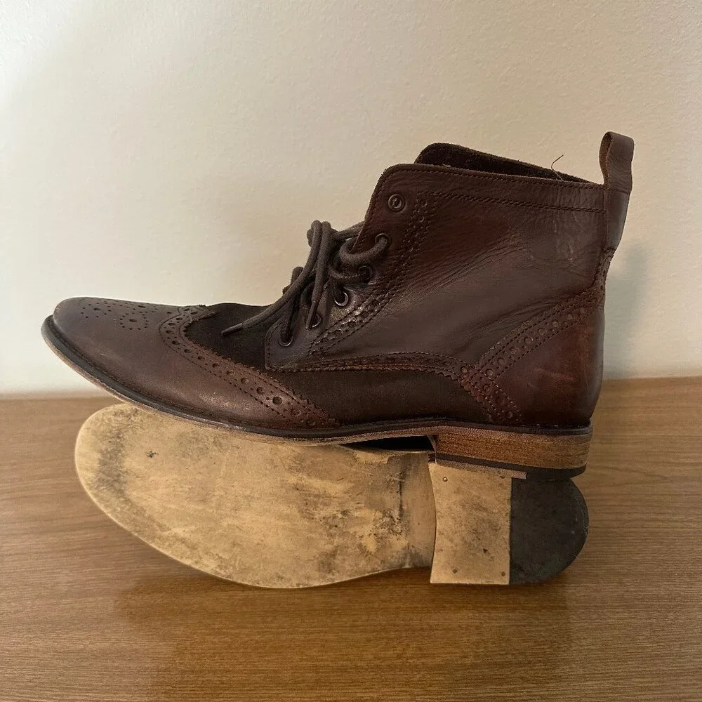 Aldo - Wingtip Boots (brown) - Picture 1 of 14